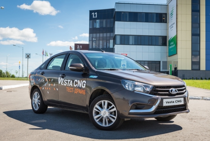 LADA Vesta CNG - началось серийное производство битопливной версии автомобиля 45