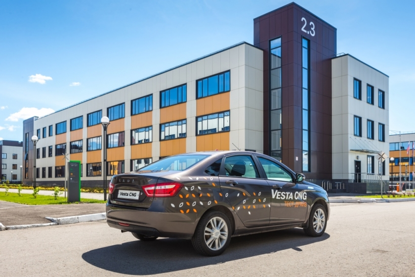 LADA Vesta CNG - началось серийное производство битопливной версии автомобиля 45