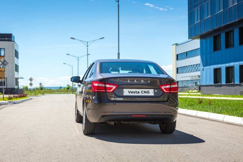 LADA Vesta CNG - началось серийное производство битопливной версии автомобиля 45